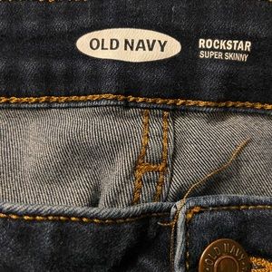 Women’s Old Navy Brand Rockstar Super Skinny Dark Wash Jeans 20